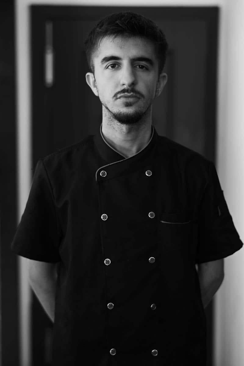 In the kitchen