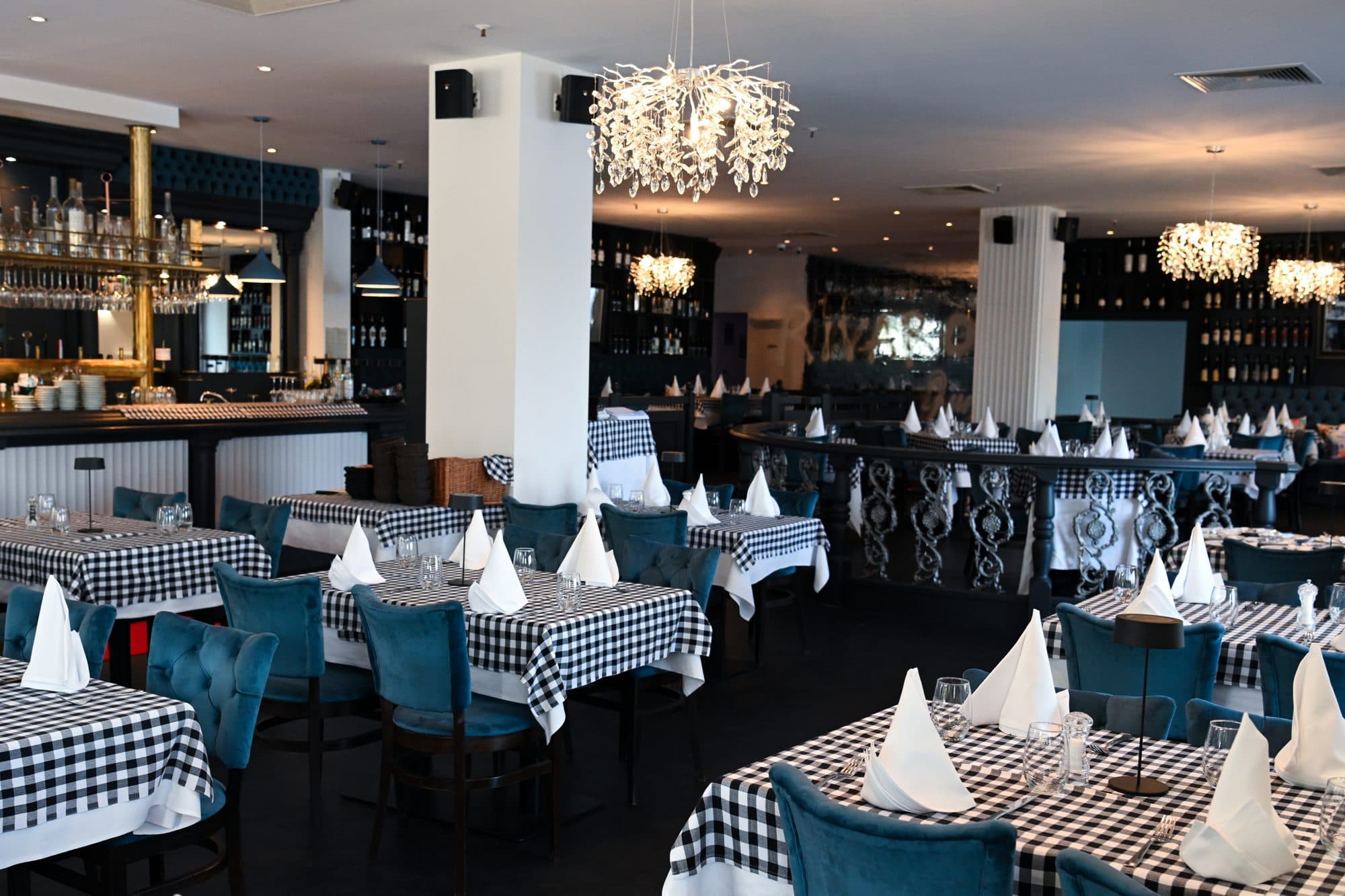 The dining room at Rivaro